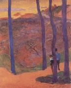 Paul Gauguin Blue Trees (mk07) oil on canvas